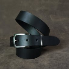 Kožený opasek - Klasik černý
