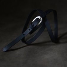 Kožený opasek - Klasik černá