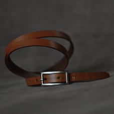 Kožený opasek - Klasik rezavý