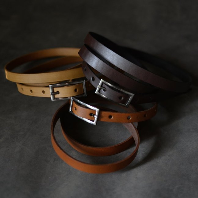 Kožený opasek - Klasik tmavě hnědý