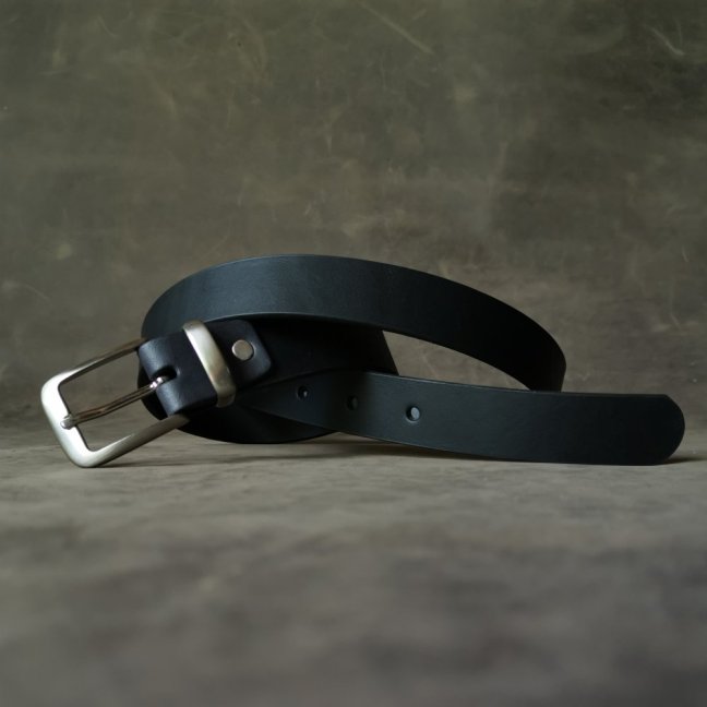 Kožený opasek - Klasik černý