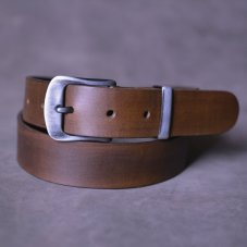 Kožený opasek - Klasik hnědý