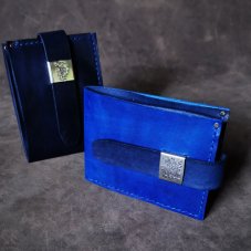 Modrá s nerez průvlečkou