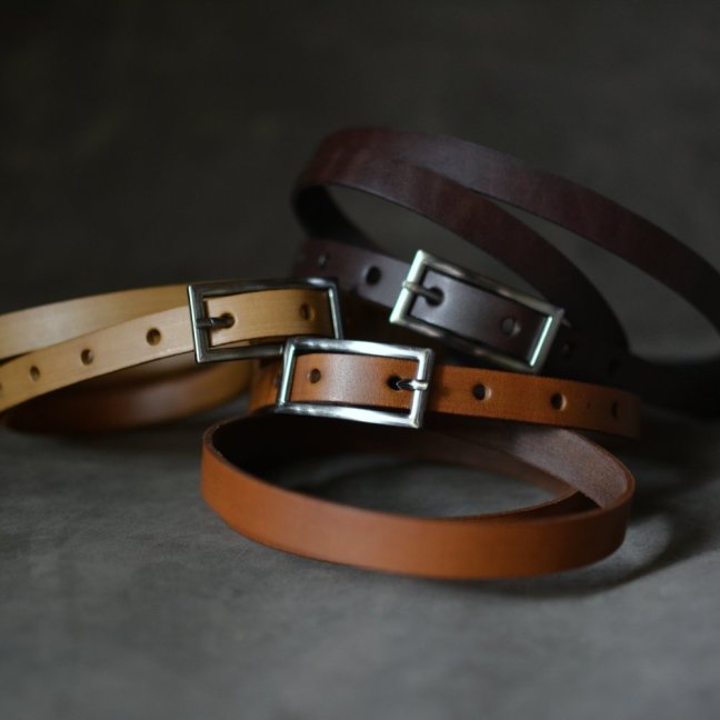 Kožený opasek - Klasik tmavě hnědý