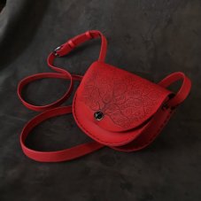 Kabelka stromová - malá, červená