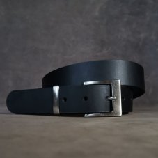 Kožený opasek - Klasik černý