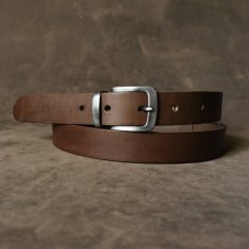 Kožený opasek - Klasik hnědý