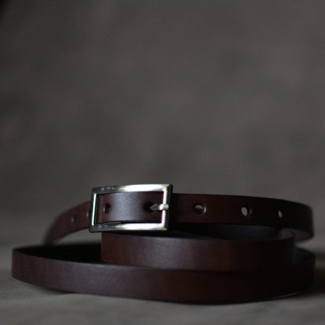 Kožený opasek - Klasik tmavě hnědý