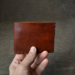 Rezavě tmavě hnědá peněženka