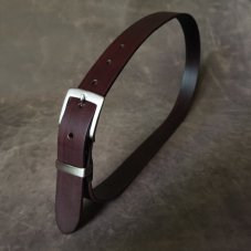 Kožený opasek - Klasik  tmavě hnědý