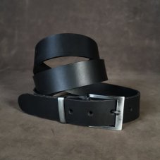 Kožený opasek - Klasik černý