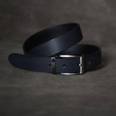 Kožený opasek - Klasik černý