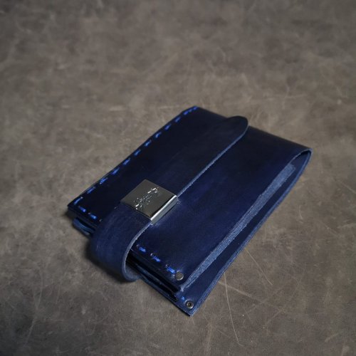 Velká modrá peněženka Leporelo