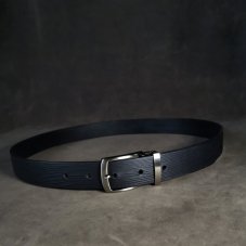 Kožený opasek - Pure černý