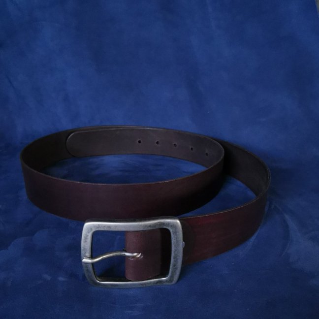 Opasek tmavě hnědý Klasic, 4,5cm šíře