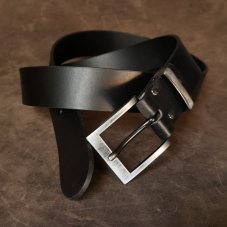 Kožený opasek - Klasik černý