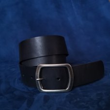 Černý opasek Klasic, 4,5cm šíře