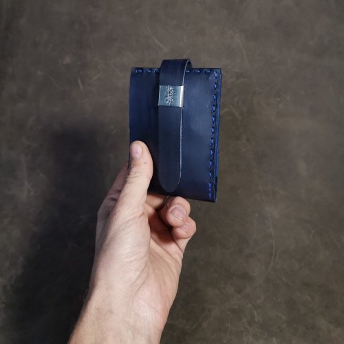 Velká modrá peněženka Leporelo