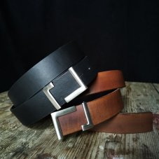 Kožený opasek - černý