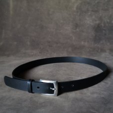 Opasek černý s nerez přezkou