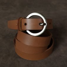 Kožený opasek - Klasik hnědý