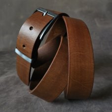 Kožený opasek - Klasik hnědý