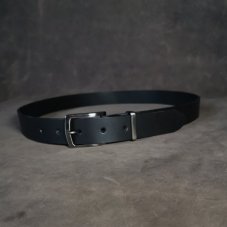 Kožený opasek - Klasik černý