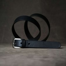 Kožený opasek - Klasik černý