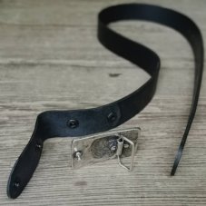 Kožený opasek bez přezky