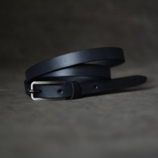 Kožený opasek - Klasik černá