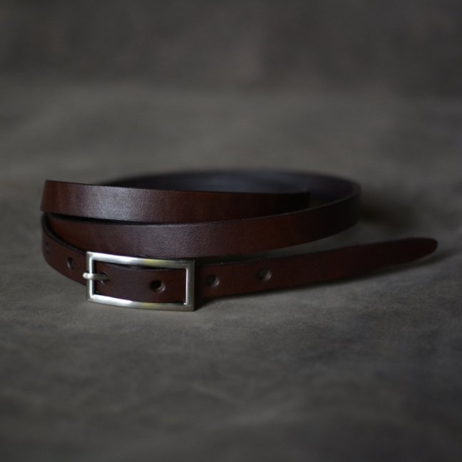 Kožený opasek - Klasik tmavě hnědý