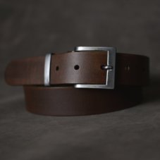 Kožený opasek - Klasik hnědý