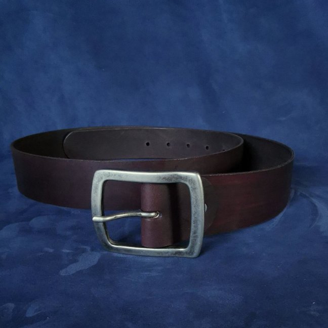 Opasek tmavě hnědý Klasic, 4,5cm šíře