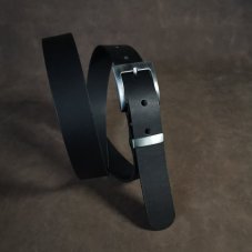 Kožený opasek - Klasik černý