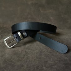 Kožený opasek - Klasik černý