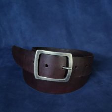 Opasek tmavě hnědý Klasic, 4,5cm šíře